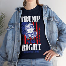Load image into Gallery viewer, Trump Was Right About Everything T-shirt Vintage