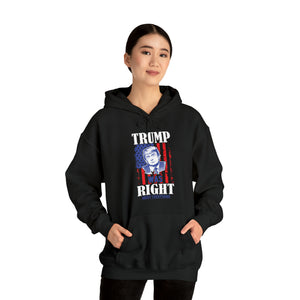 Trump Was Right About Everything Vintage Hooded Sweatshirt