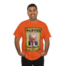 Load image into Gallery viewer, Trump Mugshot Wanted For President 2024 Unisex T-Shirt