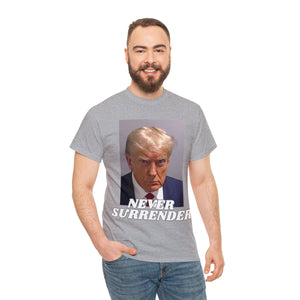 Trump Mugshot Never Surrender Unisex T-shirt