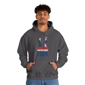 I Want You For President 2024 Hooded Sweatshirt