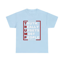Load image into Gallery viewer, Truth Really Upsets Most People Trump 2024 T-Shirt